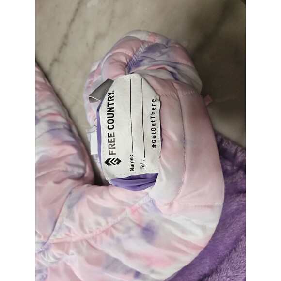 Free Country Girls Hooded Jacket Coat OUTDOOR PINK XL Girls - Picture 11 of 13